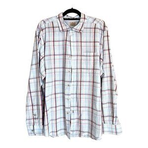 Tommy Bahama‎ Casual Shirt Men's Size XL Plaid Cotton Island Modern Fit
